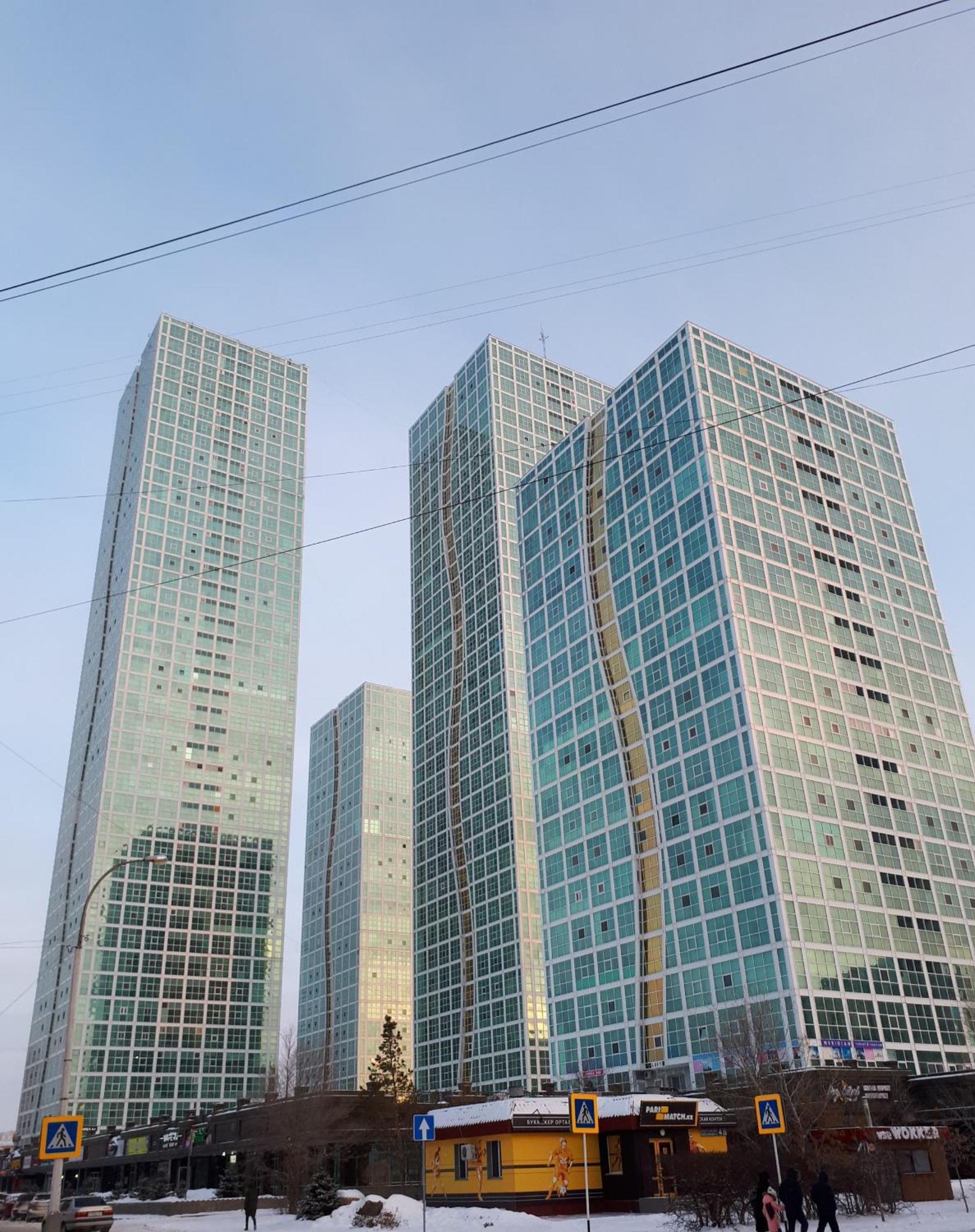 Апартаменты На Набережной С Панорамным Видом На 39 Этаже Astana Exterior foto